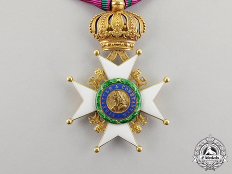 House Order of Saxe-Ernestine, Type II, Civil Division, I Class Knight (in gold) Obverse