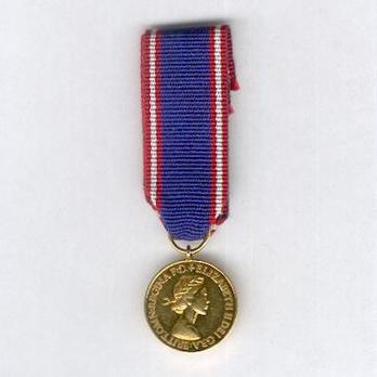 Miniature Gold Medal (1952-) Obverse