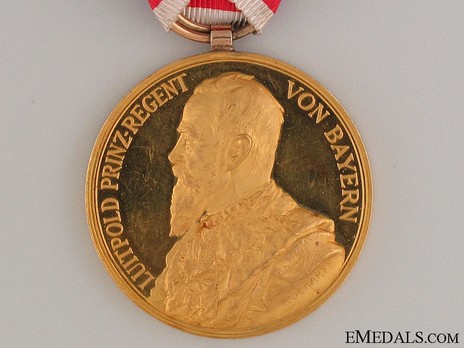 Jubilee Medal (Gold) ObverseMilitary Order of St. George, Jubilee Medal (in gold)
