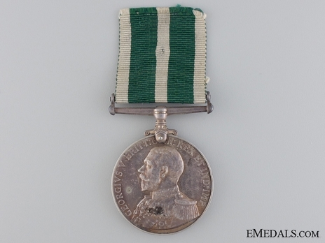 Silver Medal (with King George V in admiral's uniform) Obverse