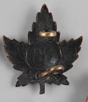 36th Infantry Battalion Other Ranks Collar Badge Reverse