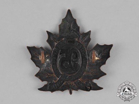 95th Infantry Battalion Other Ranks Cap Badge Reverse
