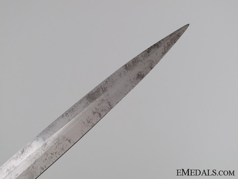 Luftwaffe Robert Klaas-made Funeral version 2nd pattern Dagger Blade Tip Detail