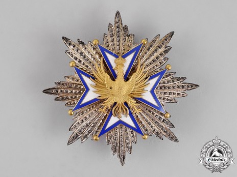 Order of the Eagle of Este, Foreign Division, Grand Cross Breast Star Obverse