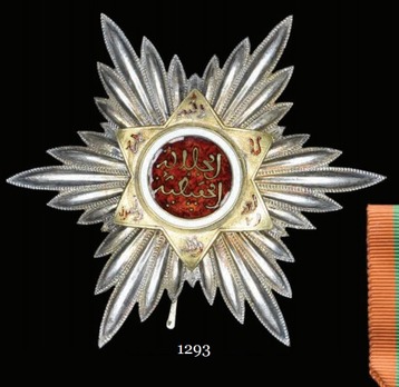 Order of Ouissam Hafidien, I Class Grand Cross Breast Star
