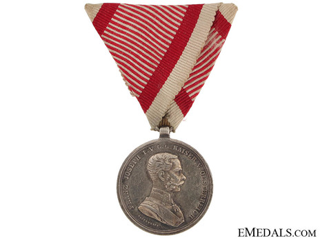  Type VIII, II Class Silver Medal (with ring suspension) Obverse