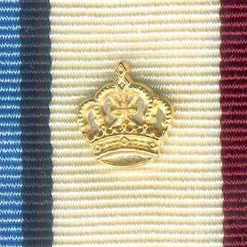 Thirtieth Anniversary Medal Ribbon Emblem