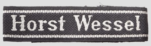 Waffen-SS Horst Wessel Cuff Title (BeVo-like-1 version) Obverse