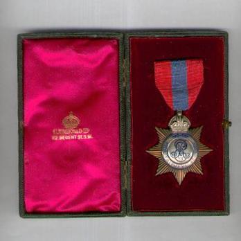Medal (for Men, 1902-1911)  in Case of Issue