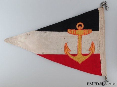 Kriegsmarine Division Commander Pennant Reverse
