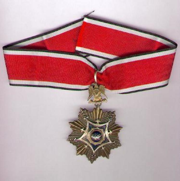 Iii class silver and enamelled medal obv1