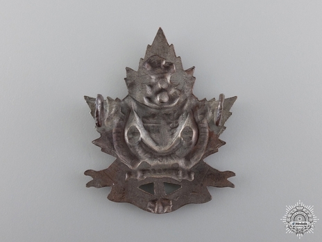 8th Stationary Hospital Other Ranks Cap Badge Reverse