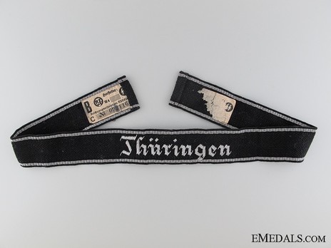 Waffen-SS Thüringen Officer's Cuff Title Obverse