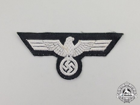 German Army Panzer NCO/EM's Breast Eagle (Cut-Out Backing) Obverse