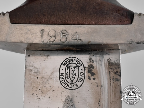 SA Röhm Honour Dagger (with dedication removed) (by Eickhorn) Maker Mark