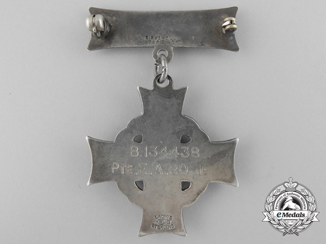 Silver Cross (with bar suspension, 1945-1952) Reverse