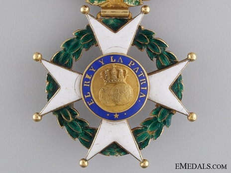 II Class Gold Cross (French Troops of St Louis) Reverse