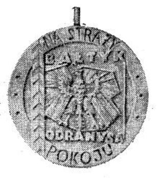 Decoration of the Peace Guard, I Class Obverse