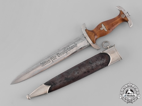 SA Röhm Honour Dagger (with partial dedication) (by E. Pack) Obverse with Scabbard