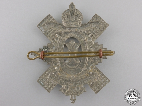 Prince Edward Island Highlanders Other Ranks Cap Badge Reverse