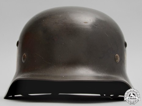 German Army Steel Helmet M35 (Double Decal version) Front