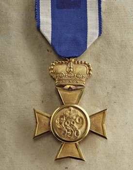 Long Service Cross for 50 Years Reverse