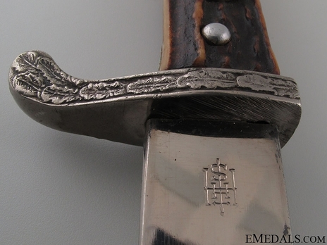German Police Long Blade Dress Bayonet by E. & F. Hörster Maker Mark
