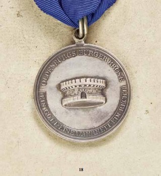 Civil Merit Medal, in Silver Obverse