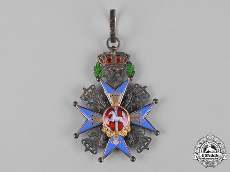 Dukely Order of Henry the Lion, Commander Cross (in silver gilt) Obverse
