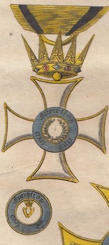 Order of Military Merit, Type III, Grand Cross (1818-1857 version) Obverse