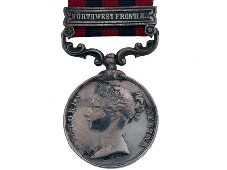 Silver Medal (with "NORTHWEST FRONTIER" clasp) Obverse