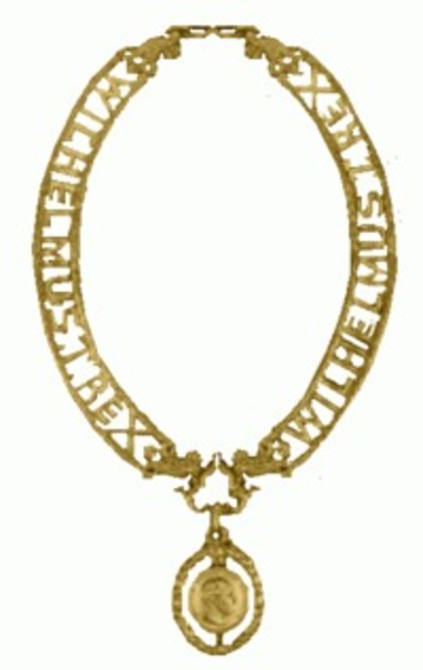 De gouden keten van de wilhelm orde van pruisen 1896 tot 1918