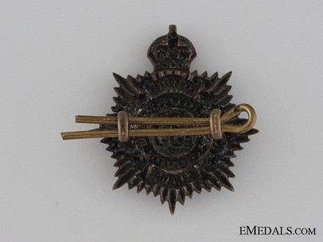 139th Infantry Battalion Other Ranks Collar Badge Reverse