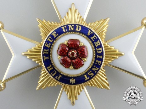 House Order of the Honour Cross, Type I, Grand Cross Obverse