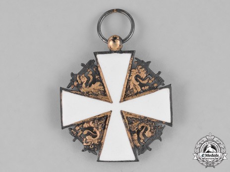 Order of the White Rose, Type II, Civil Division, I Class Knight Cross Reverse