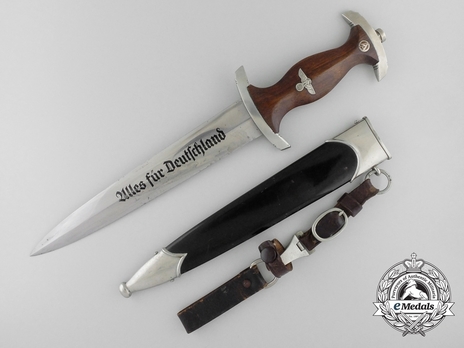 NSKK M33 Service Dagger by W. Kober Obverse with Scabbard