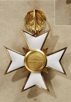 Order of Merit, Civil Division, II Class Cross (1891-1918 version) Reverse