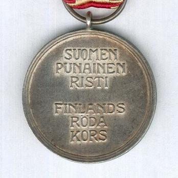 Cross of Merit of the Finnish Red Cross, Silver Medal Reverse