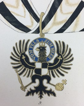 Royal House Order of Hohenzollern, Eagle Commander Obverse
