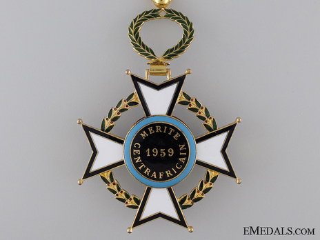 Order of Central African Merit, Commander Reverse