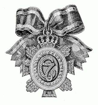 Order of King Christian VII, Badge (Model I)