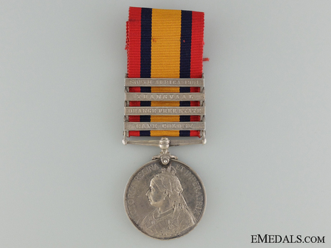 Queen's South Africa Medal Obverse