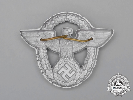 Firefighters 2nd Pattern Metal Cap Eagle Emblem Reverse