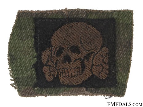 Waffen-SS Camouflage Cloth Cap Death's Head (Fall pattern) Obverse