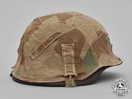 German Army Steel Helmet M40 (Camouflage Cover version) Right Side