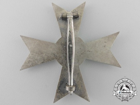 War Merit Cross I Class without Swords, by Steinhauer & Lück (tombac) Reverse