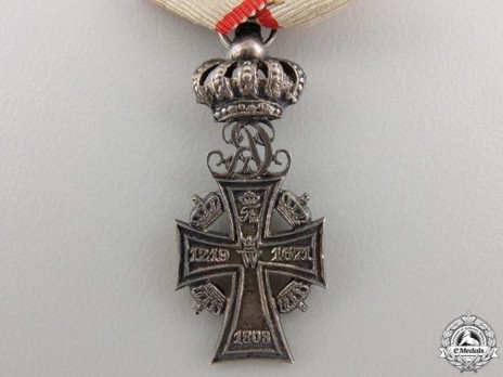 Miniature Silver Cross of Honour (Christian X) Reverse 