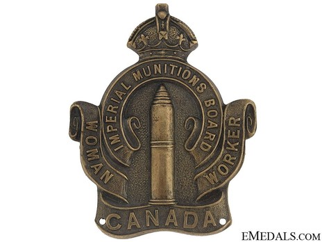 Imperial Munitions Pin Obverse