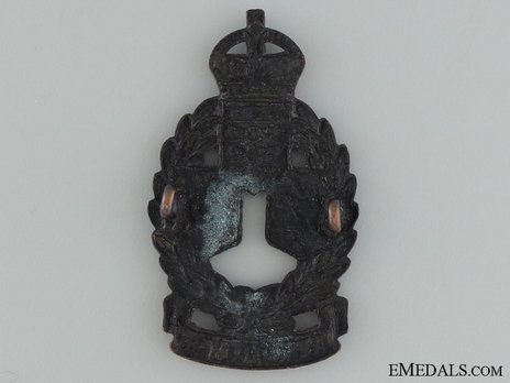Royal Canadian Electrical and Mechanical Engineers Reverse Other Ranks Cap Badge