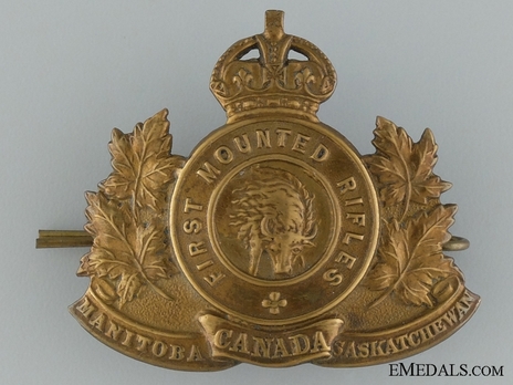 1st Mounted Rifle Battalion Other Ranks Cap Badge Obverse